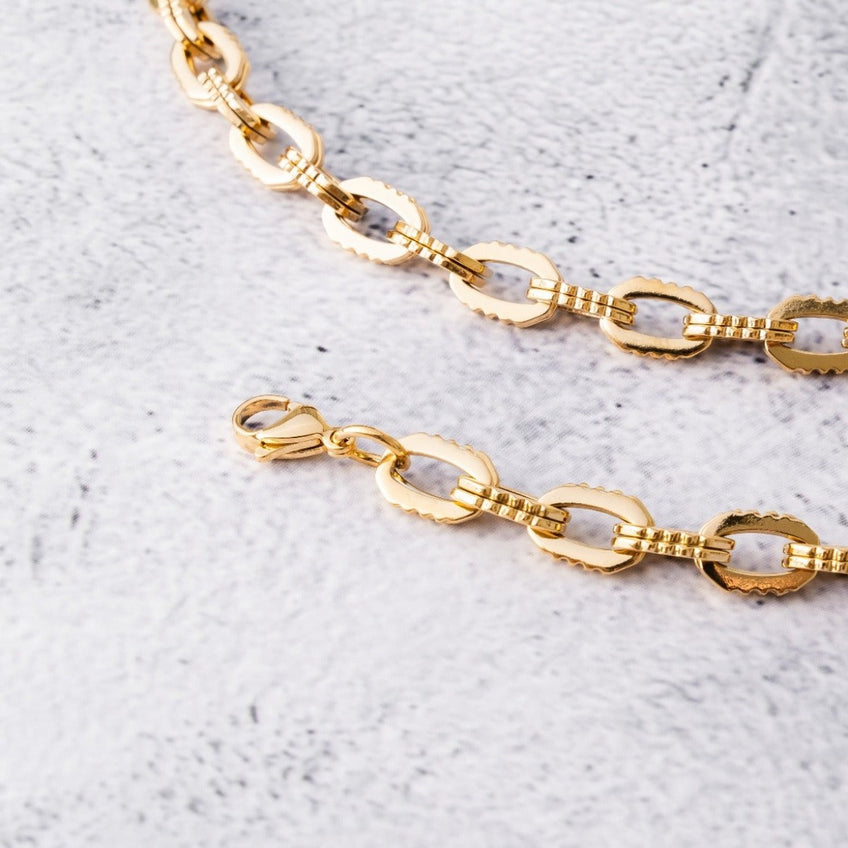 Colar camden bold Banhado a Ouro 18K