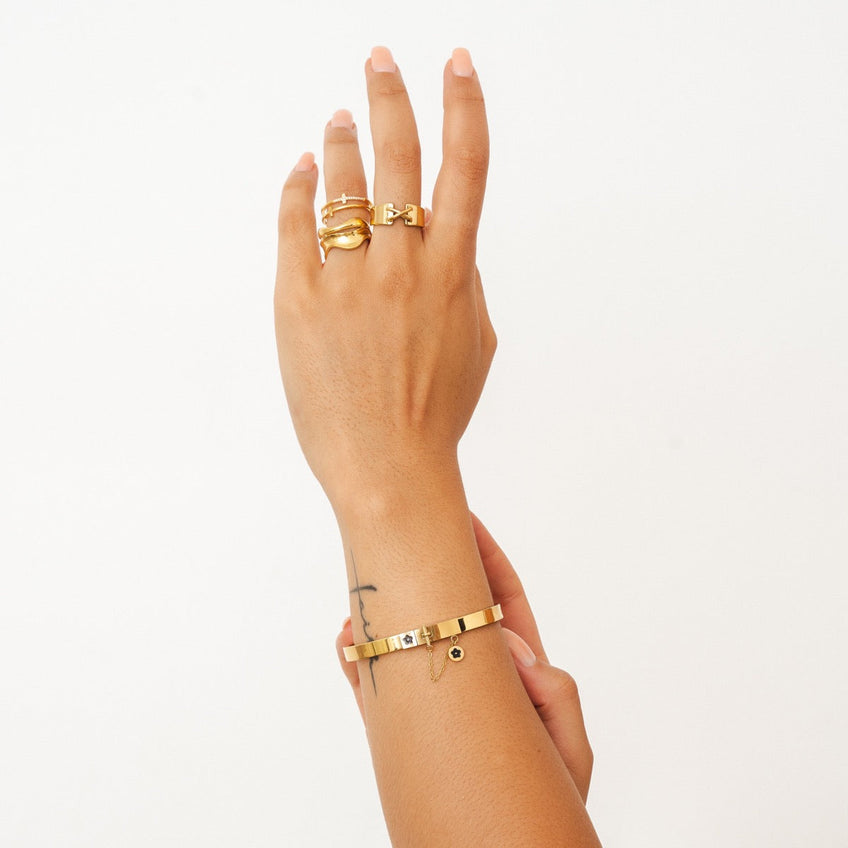 Pulseira jardin D'Or Banhado a Ouro 18K