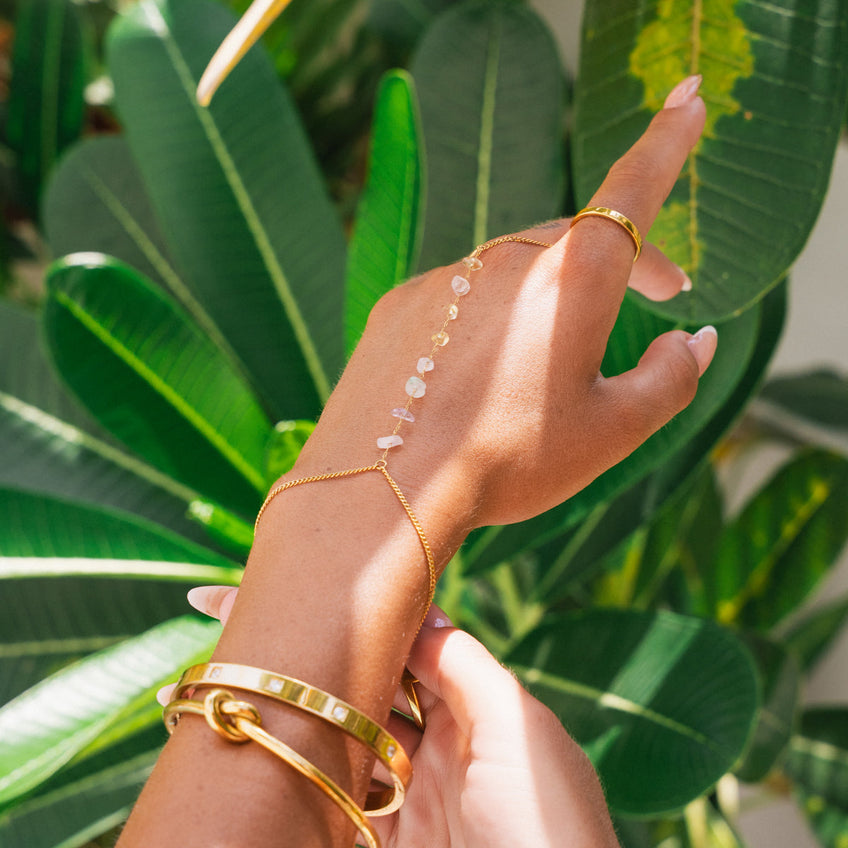 Pulseira luz da alma Banhado em Ouro 18K