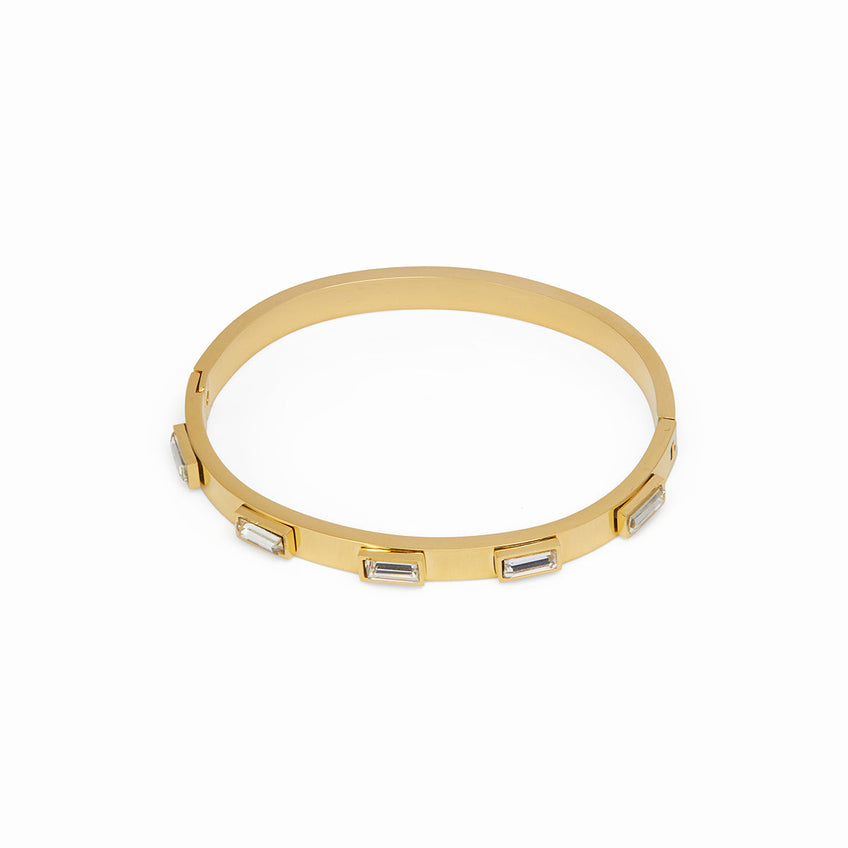 Pulseira crystal Glow Banhado a Ouro 18K