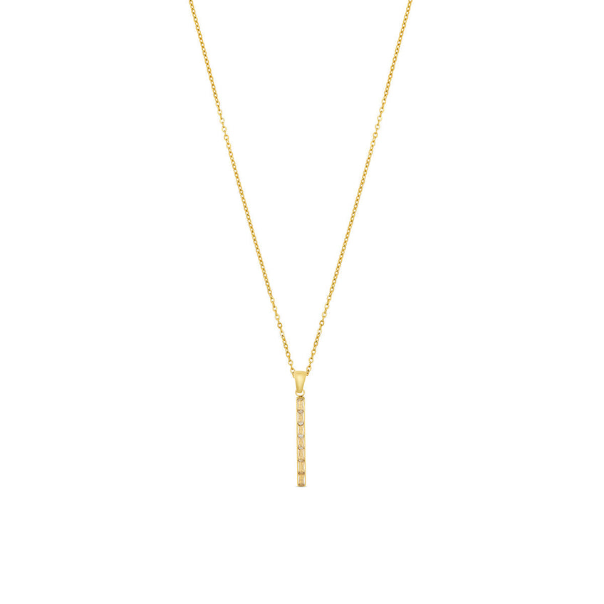 Colar linha vital Banhado a Ouro 18K