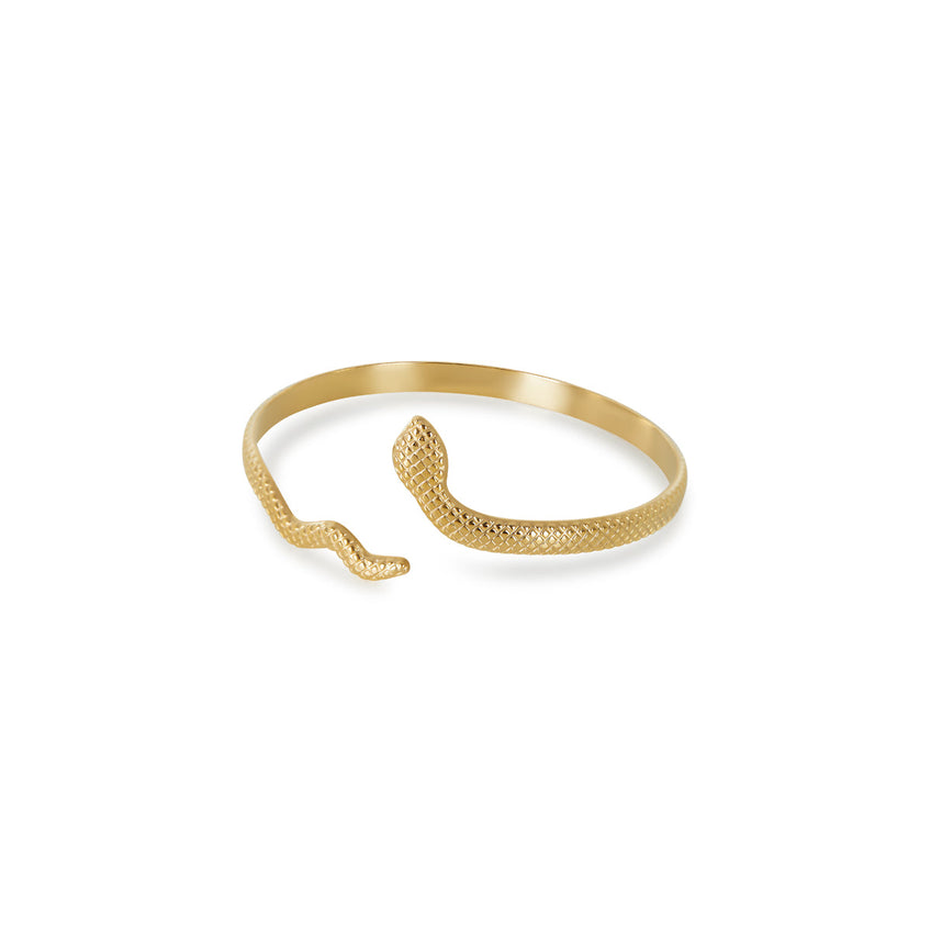 Bracelete de serpente Banhado a Ouro 18K