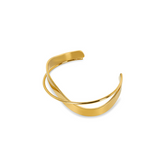 Pulseira entrelaçada Banhado a Ouro 18K