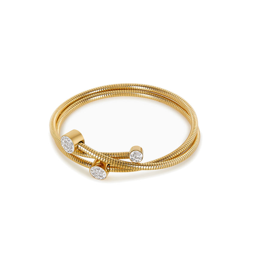 Pulseira twist glow Banhado a Ouro 18K