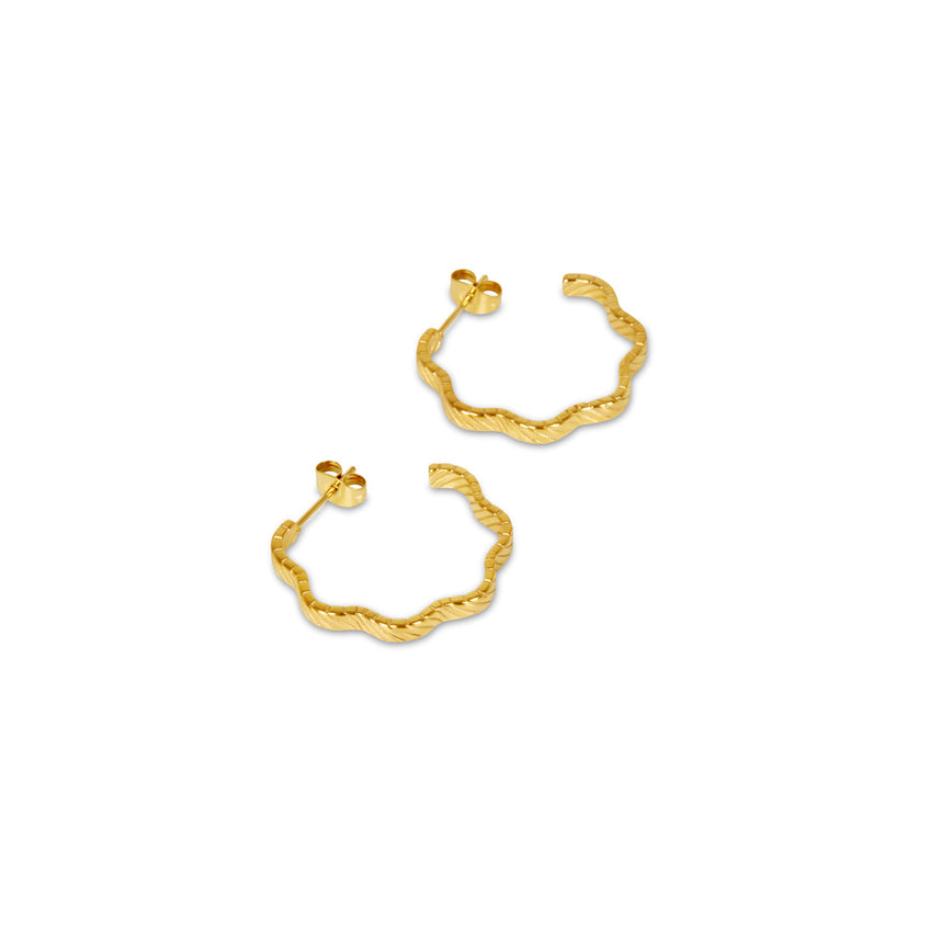 Brincos versat gold Banhado a Ouro 18K