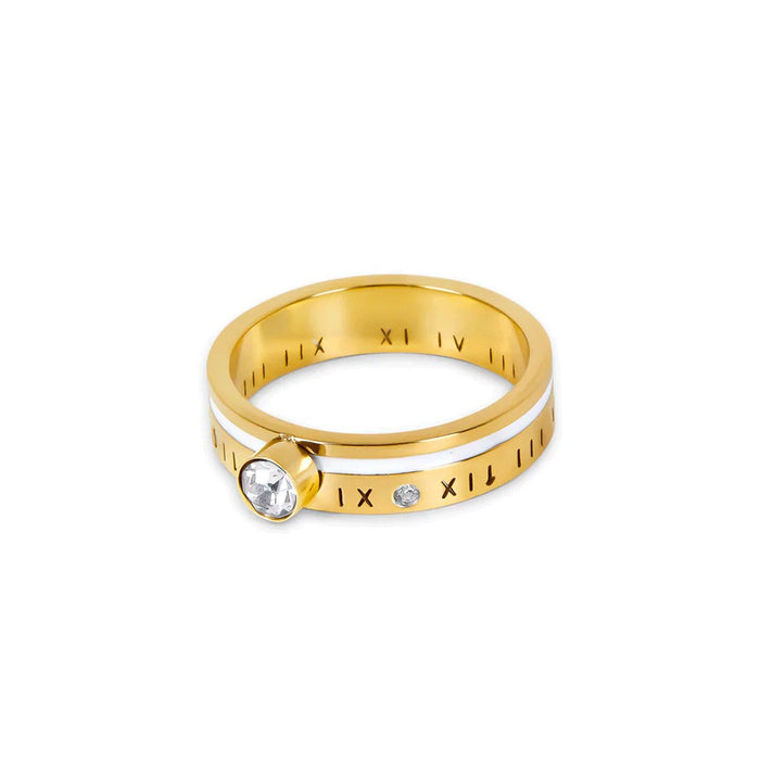 Anel aurora real Banhado em Ouro 18k